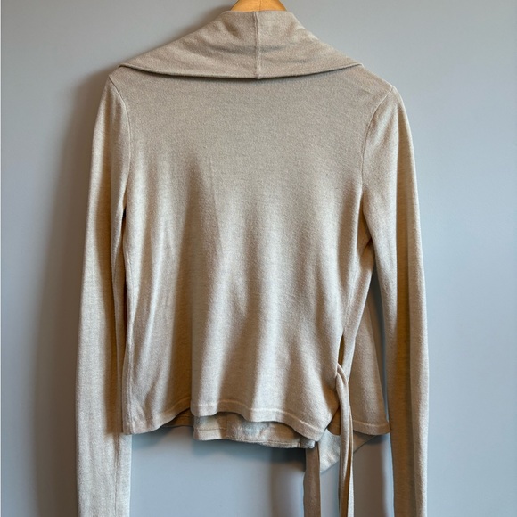 Vintage Ralph Lauren Cashmere Blend Wrap Top | Size Medium - Picture 7 of 7